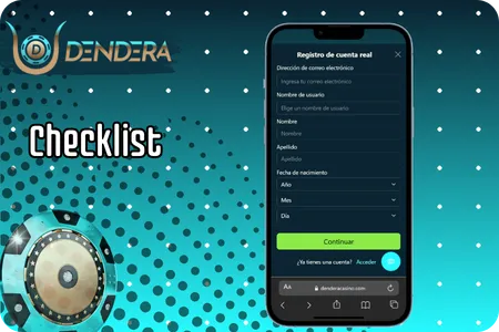 Checklist Dendera Casino